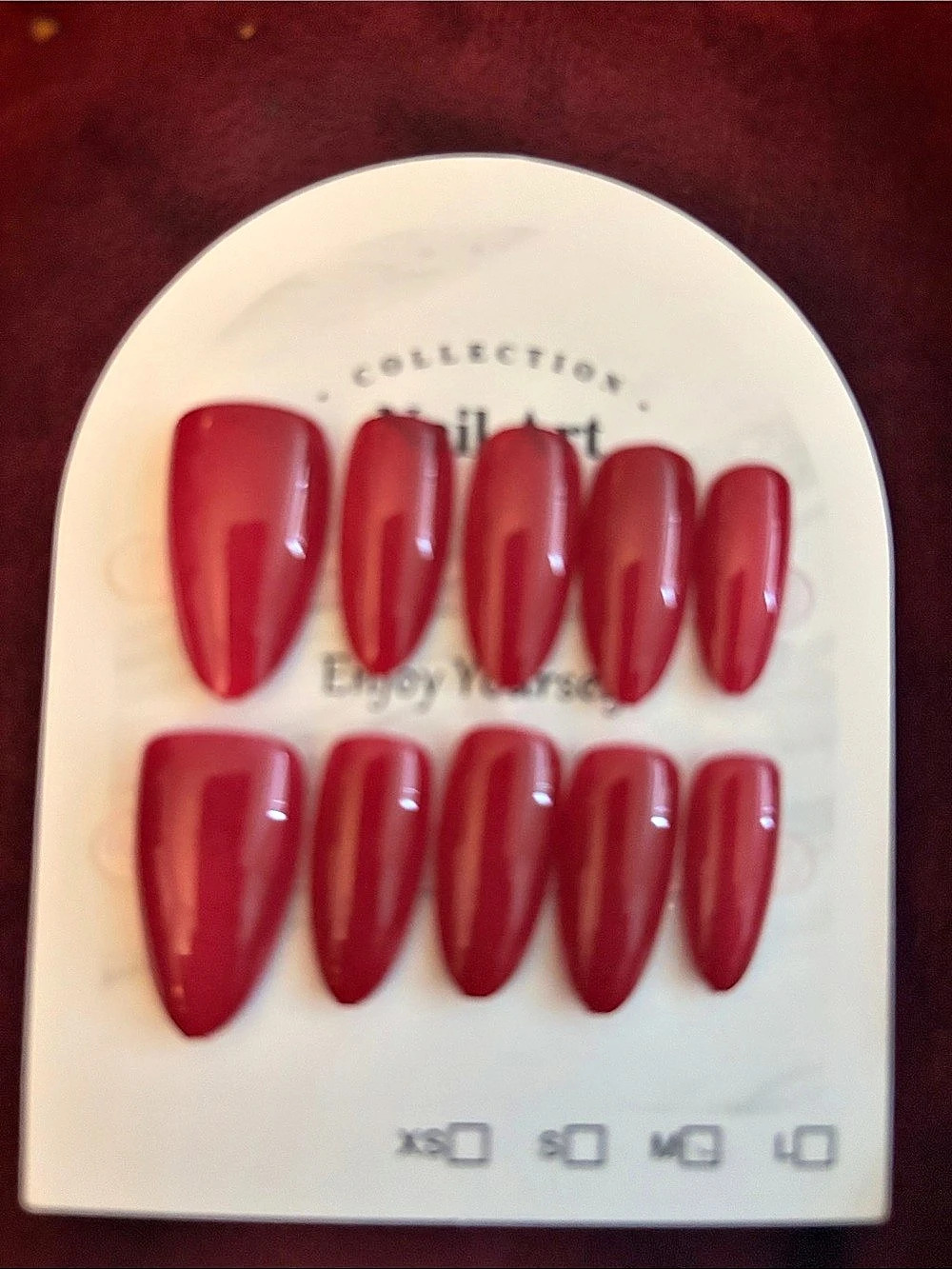 Red Press-On Nails